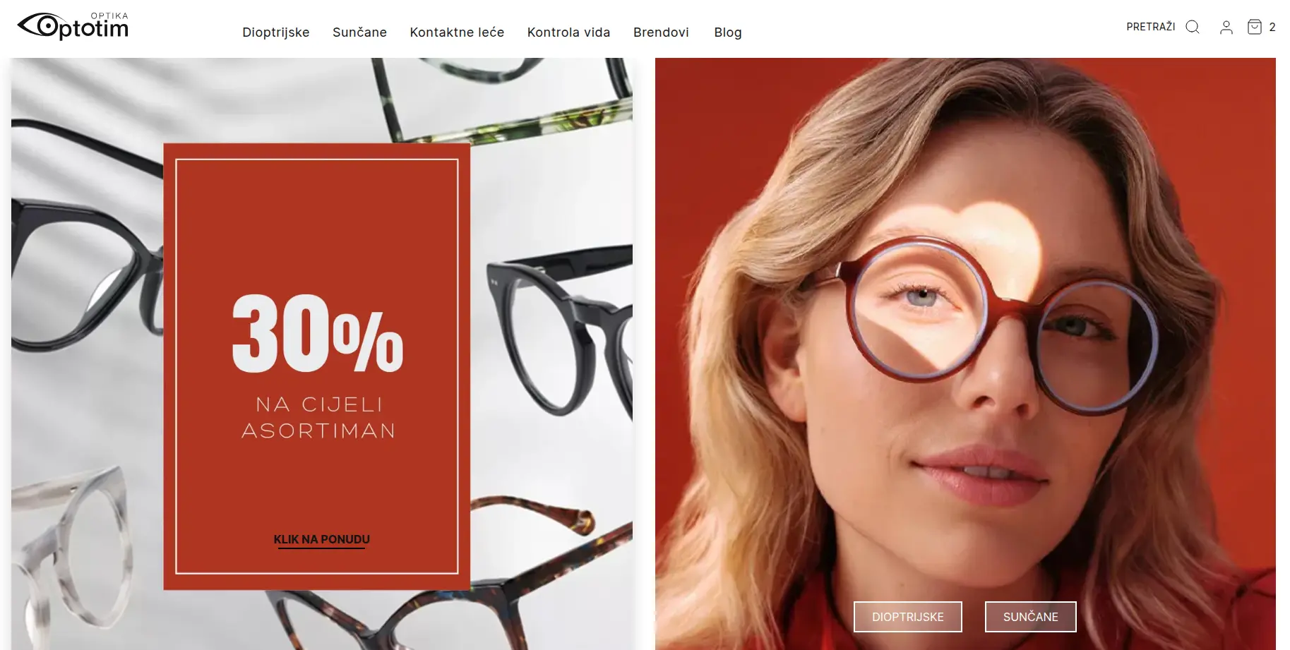 Optotim Website